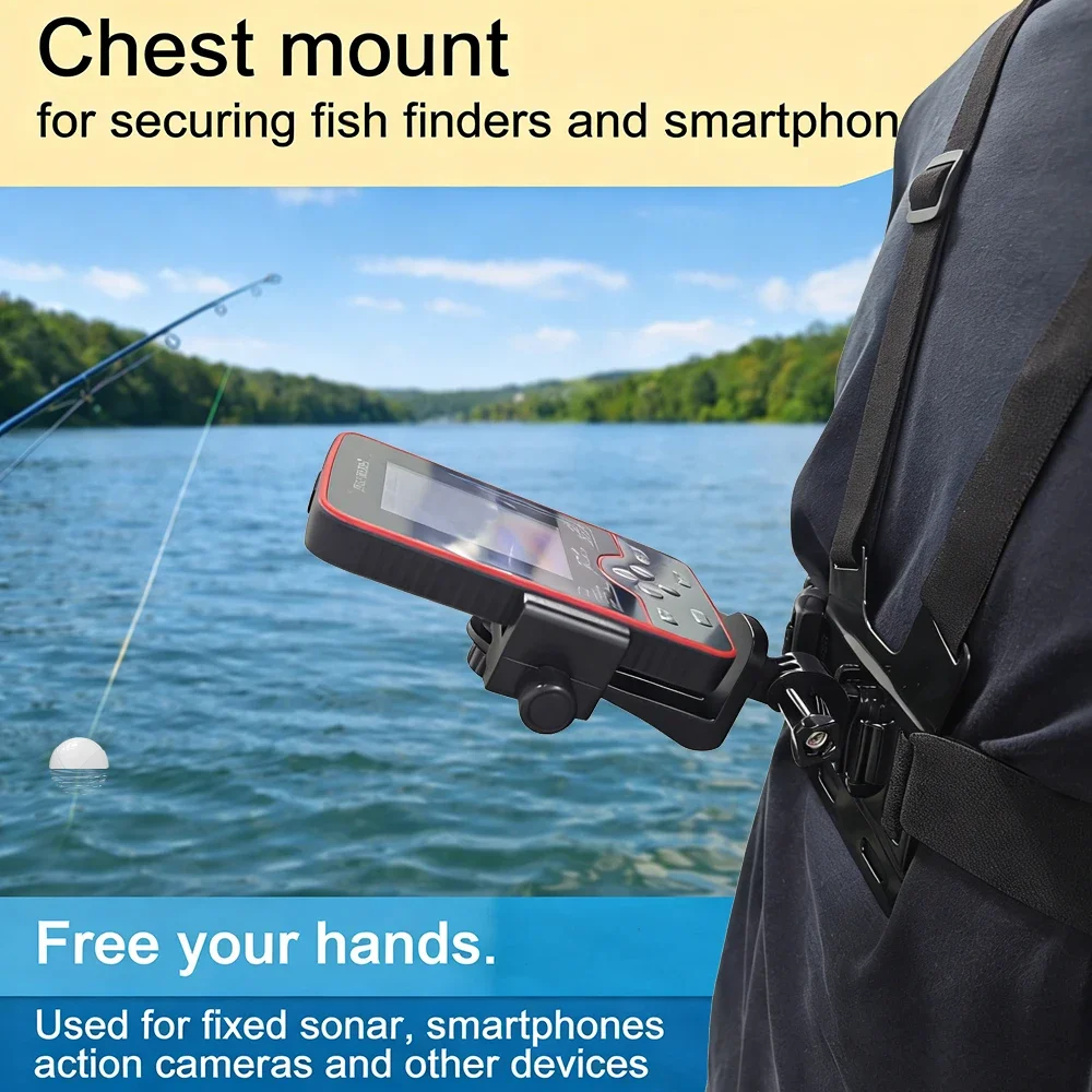 Fish Finder Mount - Chest Mount Fish Finder Holder Chest